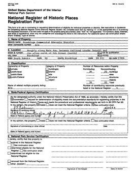 National Register of Historic Places Registration Form