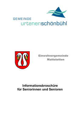 Informationsbroschüre Für Seniorinnen Und Senioren