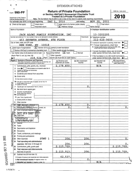 Form 990-PF Return of Private Foundation