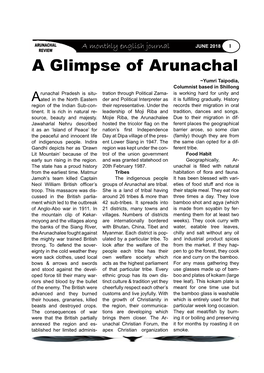 A Glimpse of Arunachal