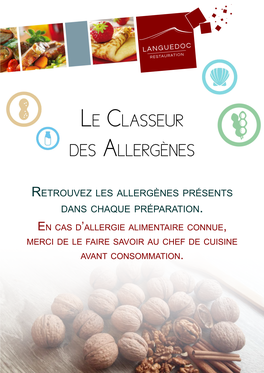 Fichier Des Allergènes