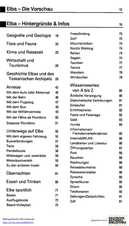 Die Vorschau Elba