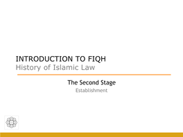 Introduction History of Islamic