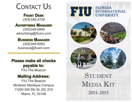 FIU Student Media Rate Card