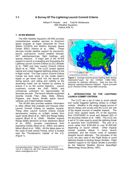 1.1 a Survey of the Lightning Launch Commit Criteria