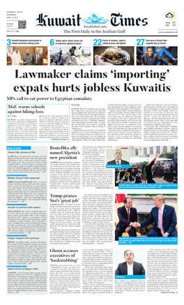 Kuwaittimes 10-4-2019.Qxp Layout 1