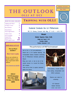 OLLI OUTLOOK May 2012