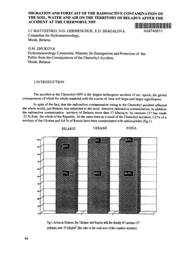 Migration and Forecast of the Radioactive Contamination of the Soil, Water and Air on the Territory of Belarus After the Accident at the Chernobyl Npp