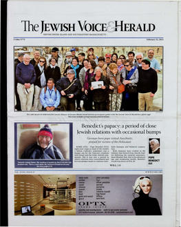 The JEWISH Vo1ce HERALD SERVING RHODE ISLAND and SOUTHEASTERN MASSACHUSETTS