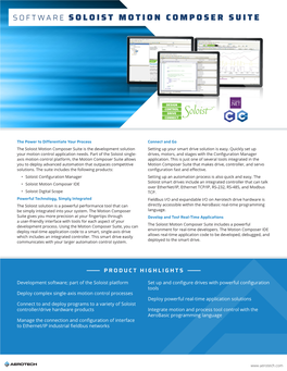 Software Soloist Motion Composer Suite