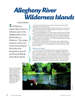 Allegheny River Wilderness Islands Water Trail by Janeal Hedman