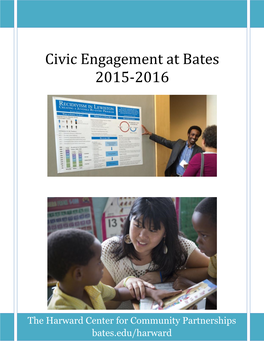 Civic Engagement at Bates 2015-2016 0
