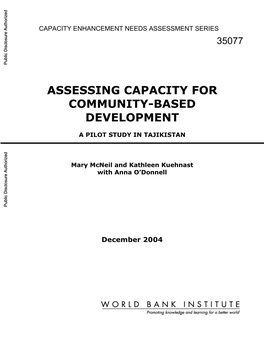 World Bank Document