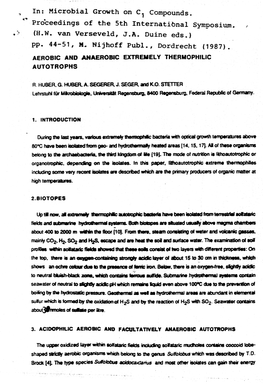 In: Microbial Growth on Compounds. Proceedings of the 5Th International Symposium. / (H.W. Van Verseveld, J.A. Duine Eds.) Pp. 44-51, Nijhoff Publ., Dordrecht (1987)