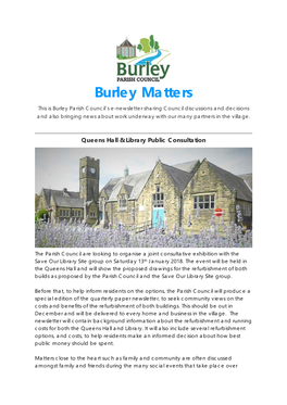 Burley Matters