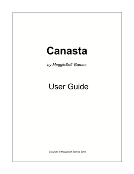 Canasta by Meggiesoft Games