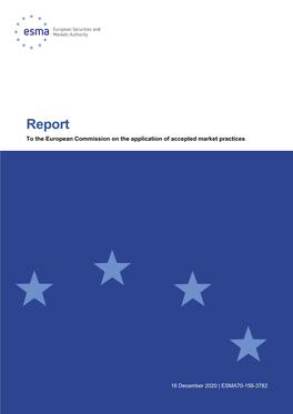 ESMA Report on Application of AMP 2020