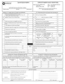 Sales and Use Tax Return and Instructions