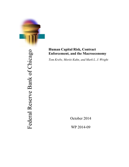 Human Capital Risk, Contract Enforcement, and the Macroeconomy