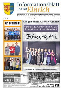 Informationsblatt Für Den Einrich 2 Nr