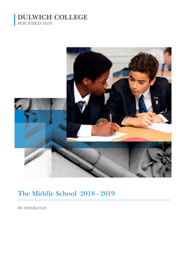The Middle School 2018 - 2019