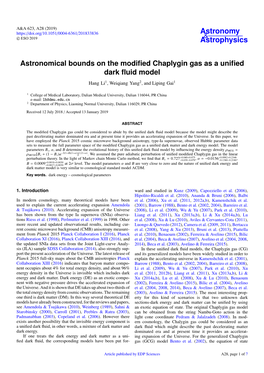 Astronomical Bounds on the Modified Chaplygin Gas As a Unified Dark