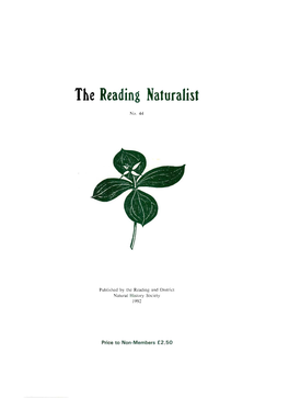 The Reading Naturalist