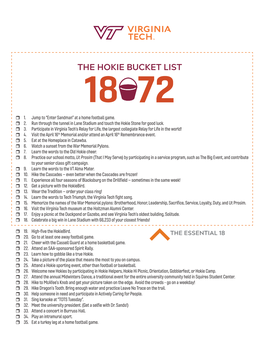 The Hokie Bucket List 18 72  1