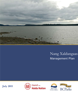 Nang Xaldangaas Heritage Site Management Plan