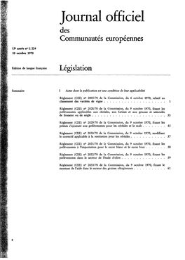 Journal Officiel Des Communautés Européennes