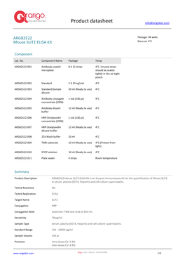 Mouse SLIT2 ELISA Kit (ARG82522)