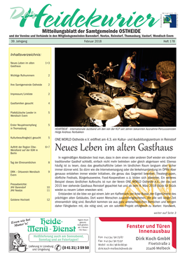 Neues Leben Im Alten Gasthaus