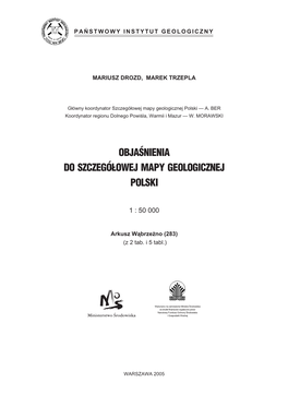 Szczegółowa Mapa Geologiczna Polski