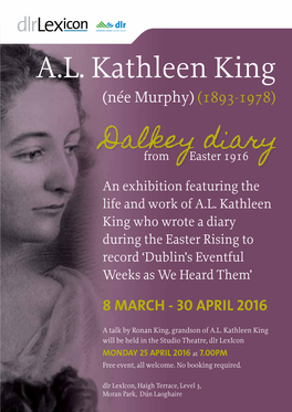 A.L. Kathleen King (Née Murphy) (1893-1978)