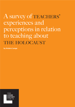 A Survey of TEACHERS' Experiences and Perceptions in Relation To