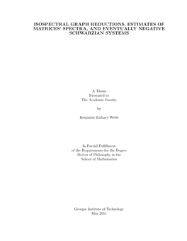 Isospectral Graph Reductions, Estimates of Matrices' Spectra, And