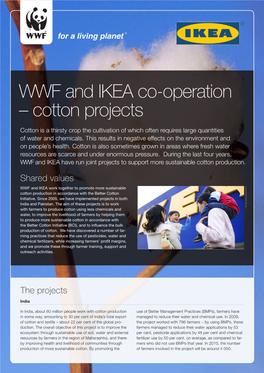 WWF and IKEA Co-Operation – Cotton Projects