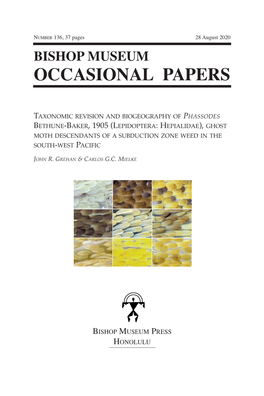 Occasional Papers