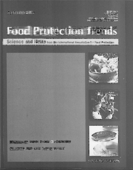 Food Protection Trends 2010-09: Vol 30 Iss 9