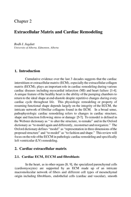 Chapter 2 Extracellular Matrix and Cardiac Remodeling