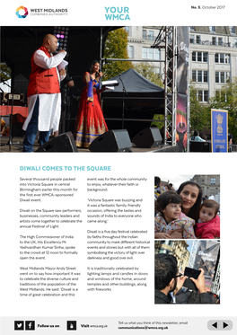 Diwali Comes to the Square