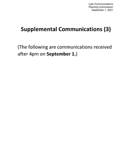 Supplemental Communications (3)