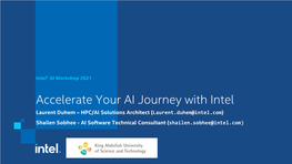 Accelerate Your AI Journey with Intel