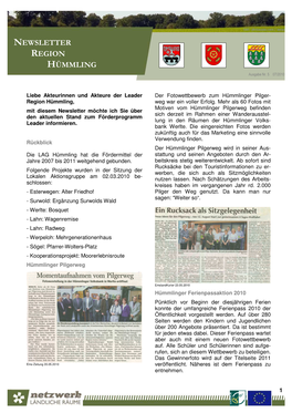 Newsletter Region Hümmling