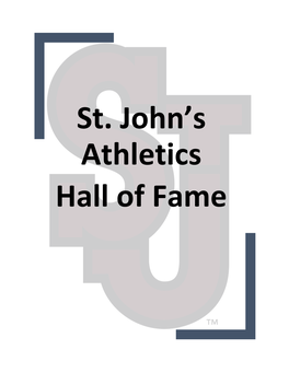 St. John's Athletics Hall of Fame