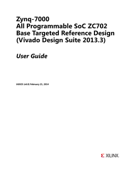 Xilinx UG925 Zynq-7000 All Programmable Soc ZC702 Base