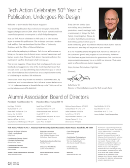 Alumni Association Board of Directors Tech Action