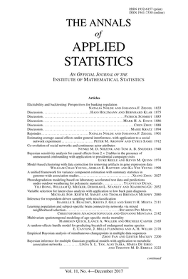 Applied Statistics