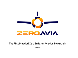 The First Practical Zero Emission Aviation Powertrain