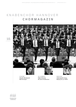 KNABENCHOR HANNOVER Chormagazin